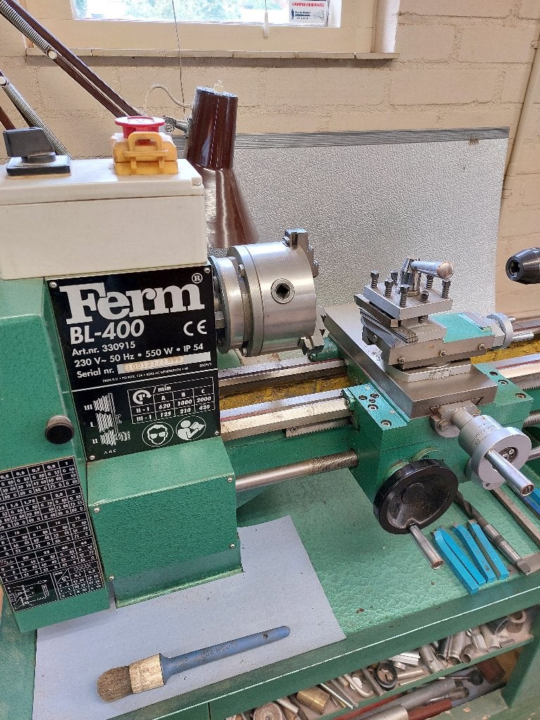Ferm BL- 400 metaaldraaibank, Doe-het-zelf en Verbouw, Ophalen, Gebruikt, Metaaldraaibank, Minder dan 500 mm