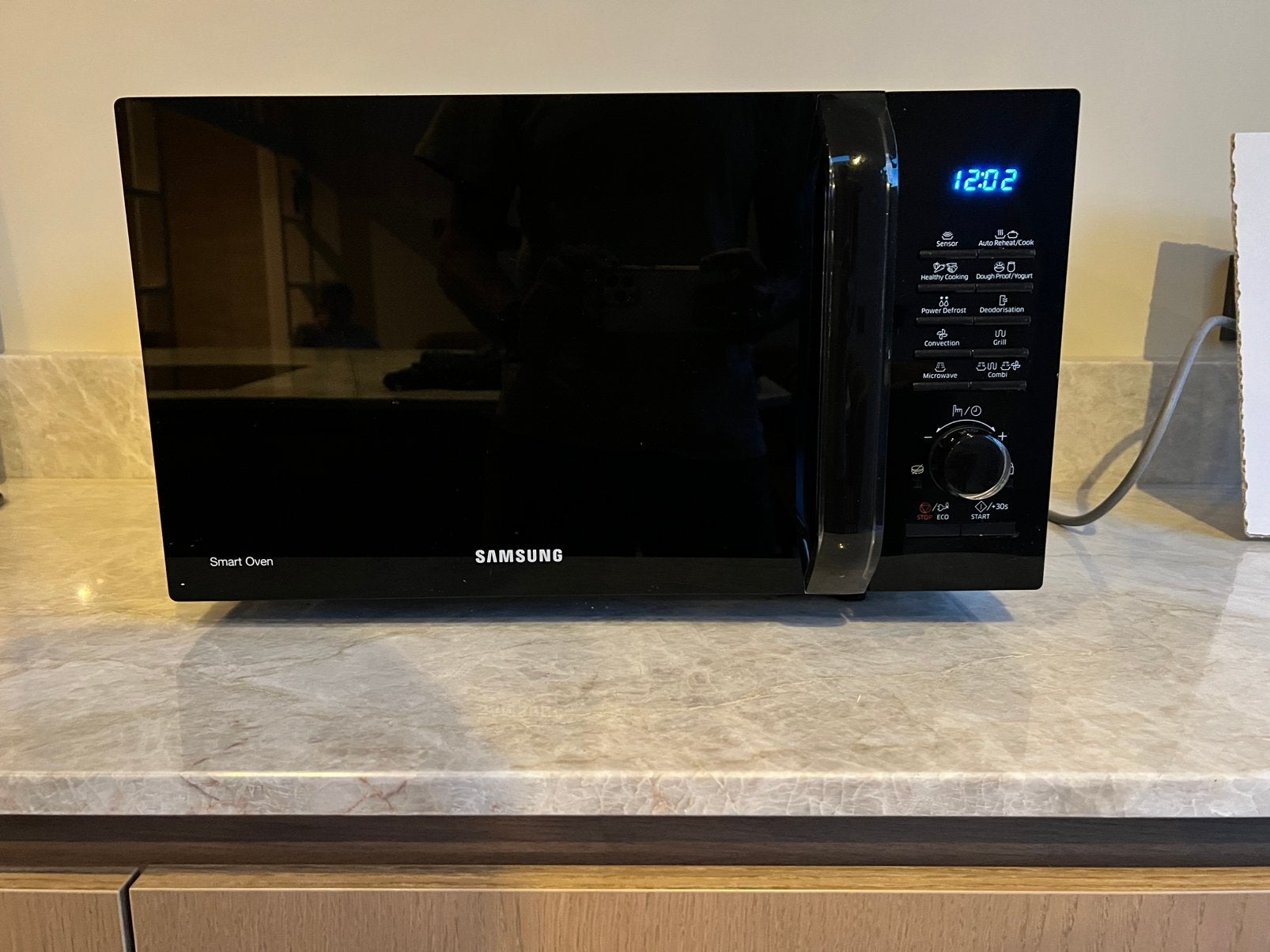Samsung Combi magnetron MC28H5125AK, Ophalen, Combimagnetron, Gebruikt, Draaiplateau