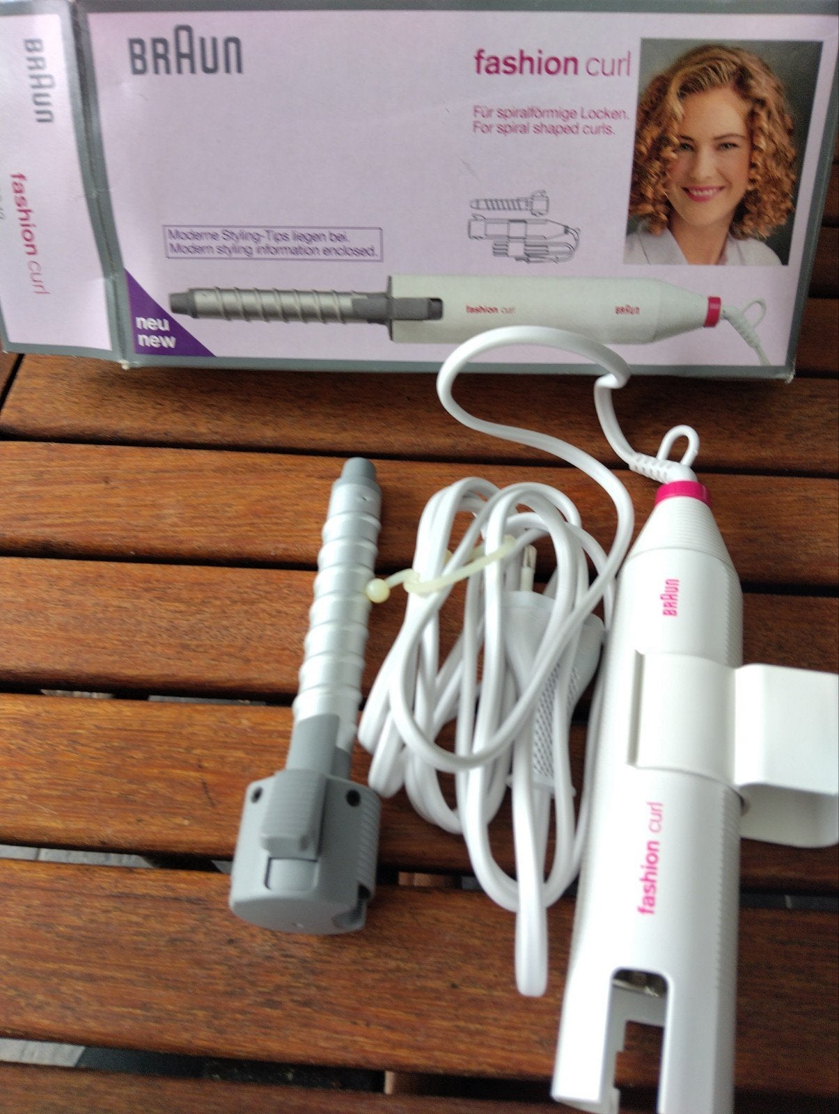 Braun Krultang Fashion Curl z.g.a.n. met doos en handleiding, Ophalen of Verzenden, Zo goed als nieuw, Haarverzorging