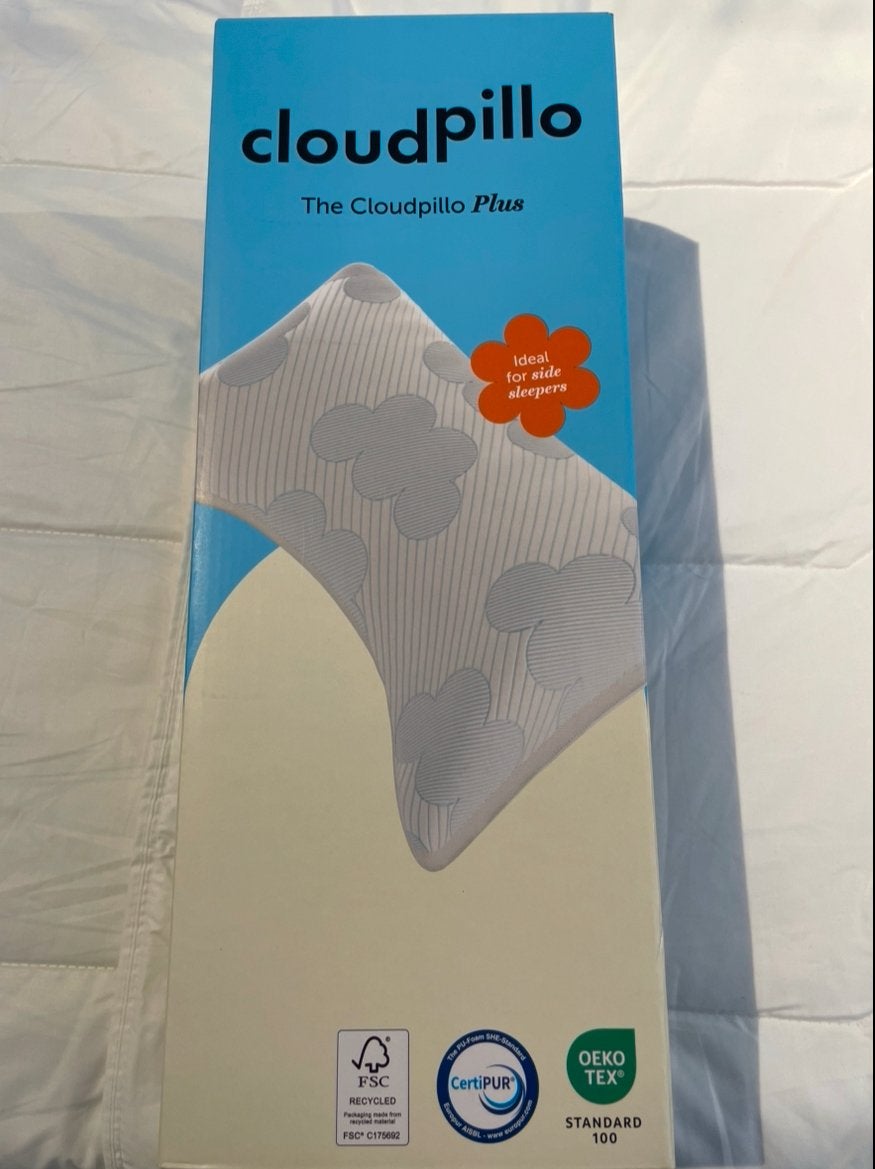 Nieuw Cloudpillo Plus kussen - ideaal voor zijslapers, Anti-allergisch, Nieuw, Ophalen of Verzenden, Overige merken