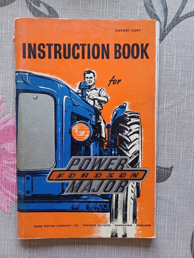 Instructieboek voor de Fordson Power Major, Ophalen of Verzenden, Gelezen, Tractor en Landbouw