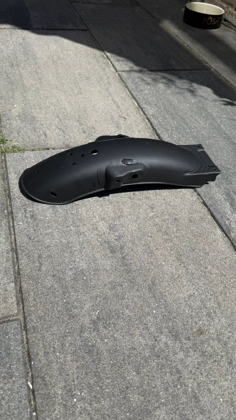 Universeel metalen motor spatbord – gestraald en in primer, Fietsen en Brommers, Fietsonderdelen, Ophalen, Motor