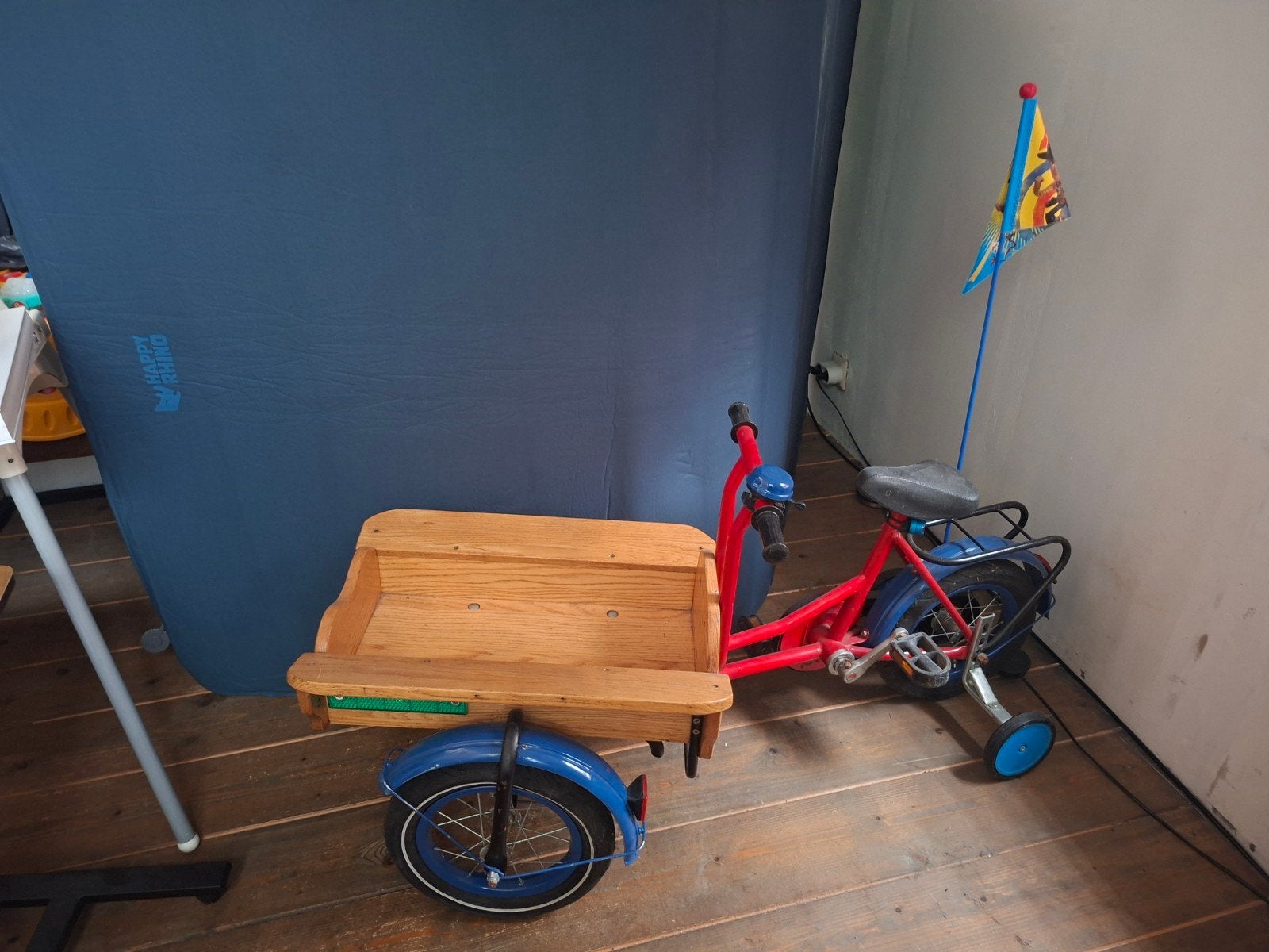 Kinder Bakfiets - Klaar voor Avontuur!, Fietsen en Brommers, Fietsen | Bakfietsen, Terugtraprem, Gebruikt, Goederen, Ophalen