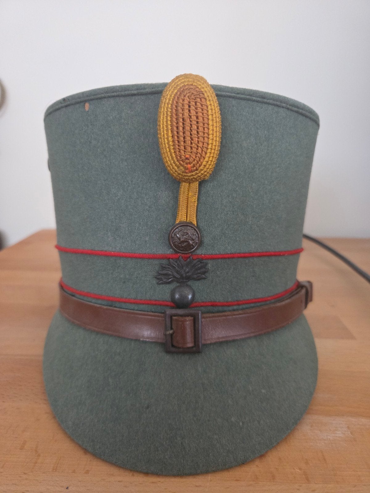Kepie Model M1928 Onderofficier Regiment Grenadiers, Ophalen of Verzenden, Landmacht, Nederland, Helm of Baret