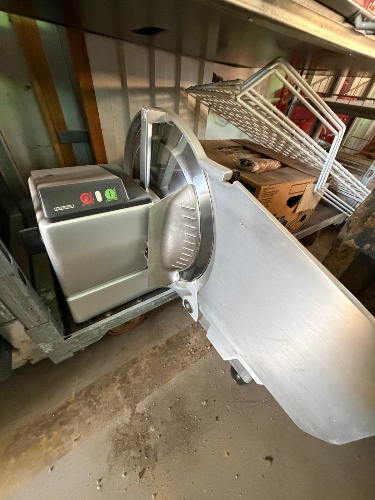Goed werkende Bizerba snijmachine, Ophalen of Verzenden, Gebruikt
