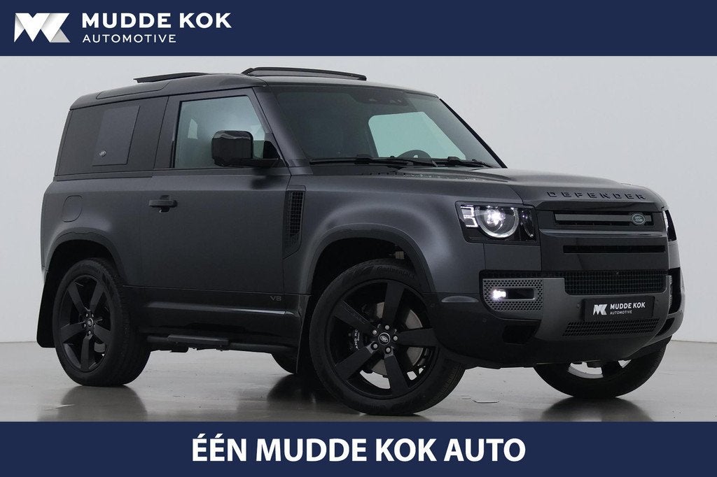 Land Rover Defender 5.0 P525 90 V8 Carpathian Edition 5- Per, Auto's, Land Rover, Bedrijf, Te koop, 360° camera, 4x4, ABS, Adaptive Cruise Control