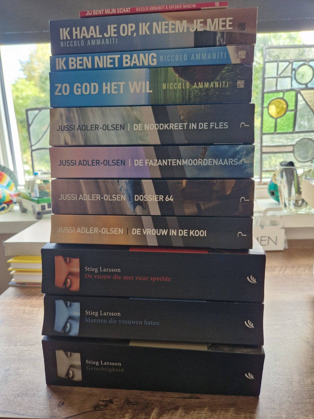 Boekenpakket: Niccolò Ammaniti, Jussi Adler-, Stieg Lars, Ophalen of Verzenden, Gelezen