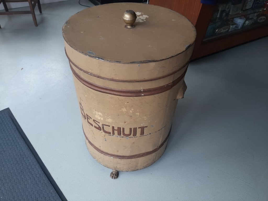 Groot beschuit blik, Ophalen, Gebruikt, Beschuit, Overige merken