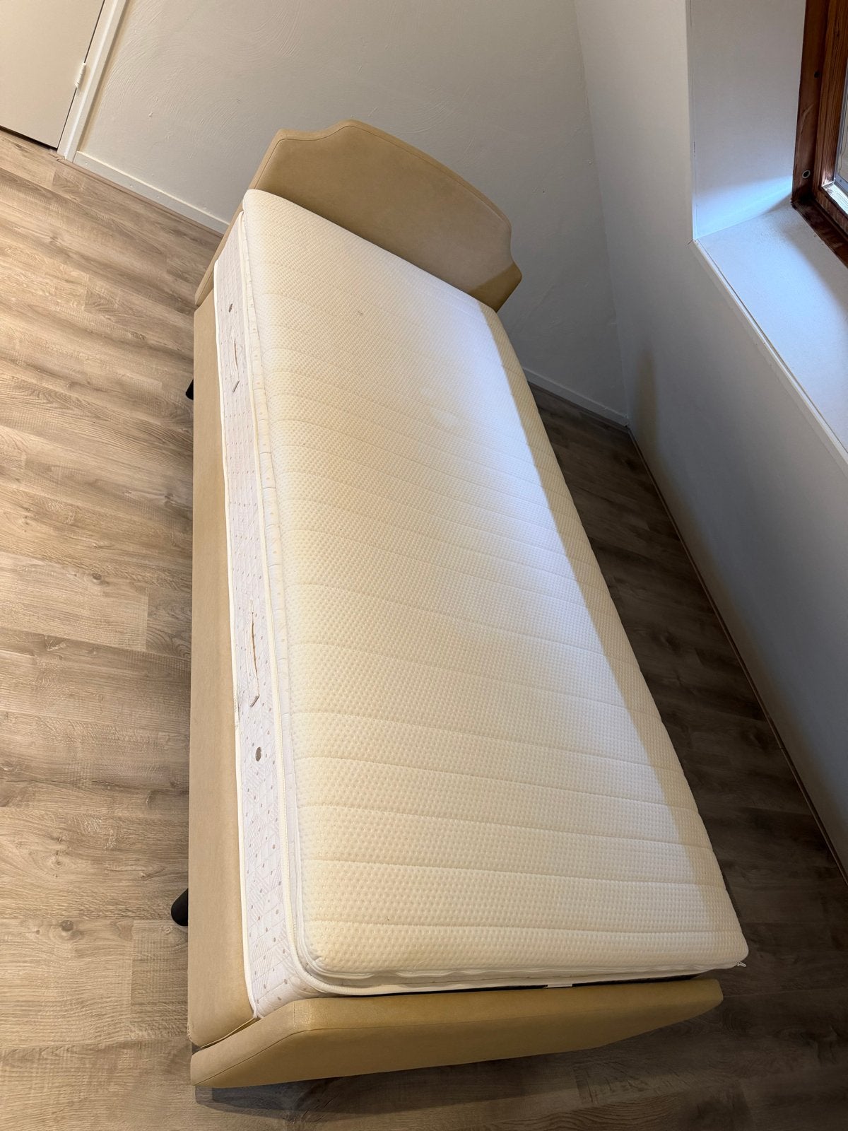 Pullman 1 pers. BedKosmos Extra pocketveringmatras 90x200, Ophalen, 90 cm, Eenpersoons, Zo goed als nieuw
