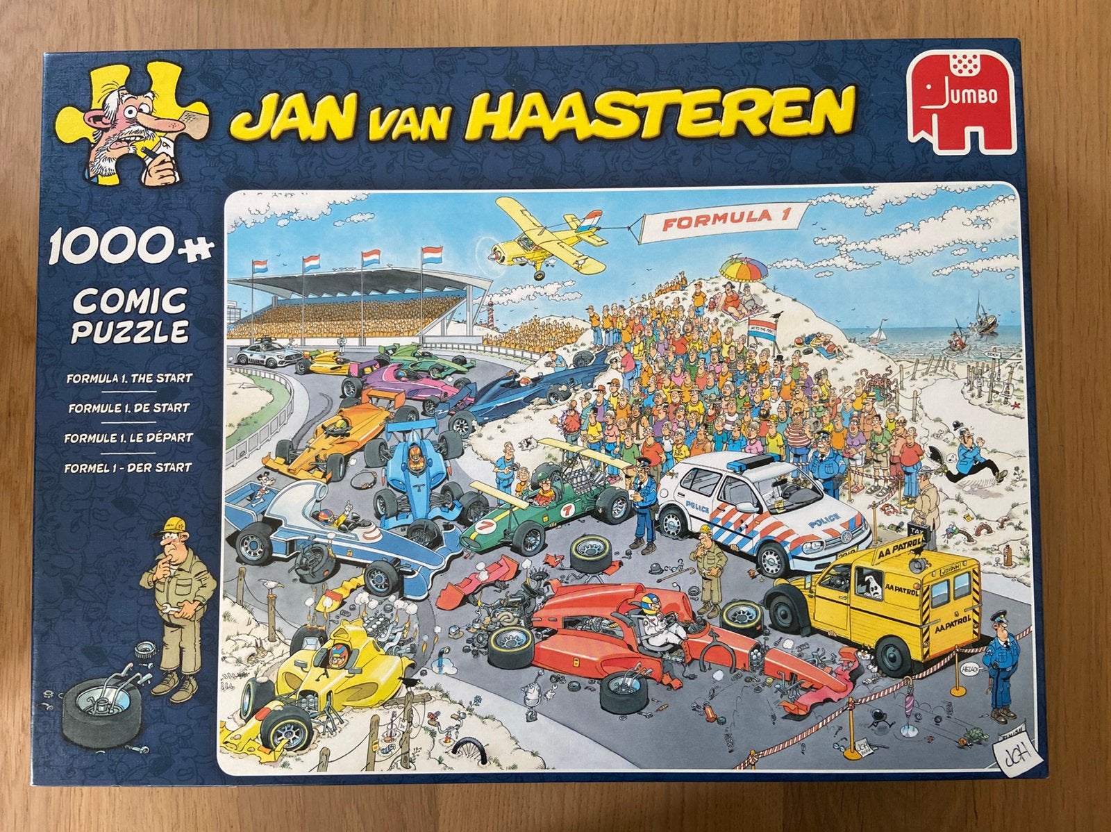 Jan van Haasteren 1000 stukjes, De start, Ophalen of Verzenden, 500 t/m 1500 stukjes, Zo goed als nieuw