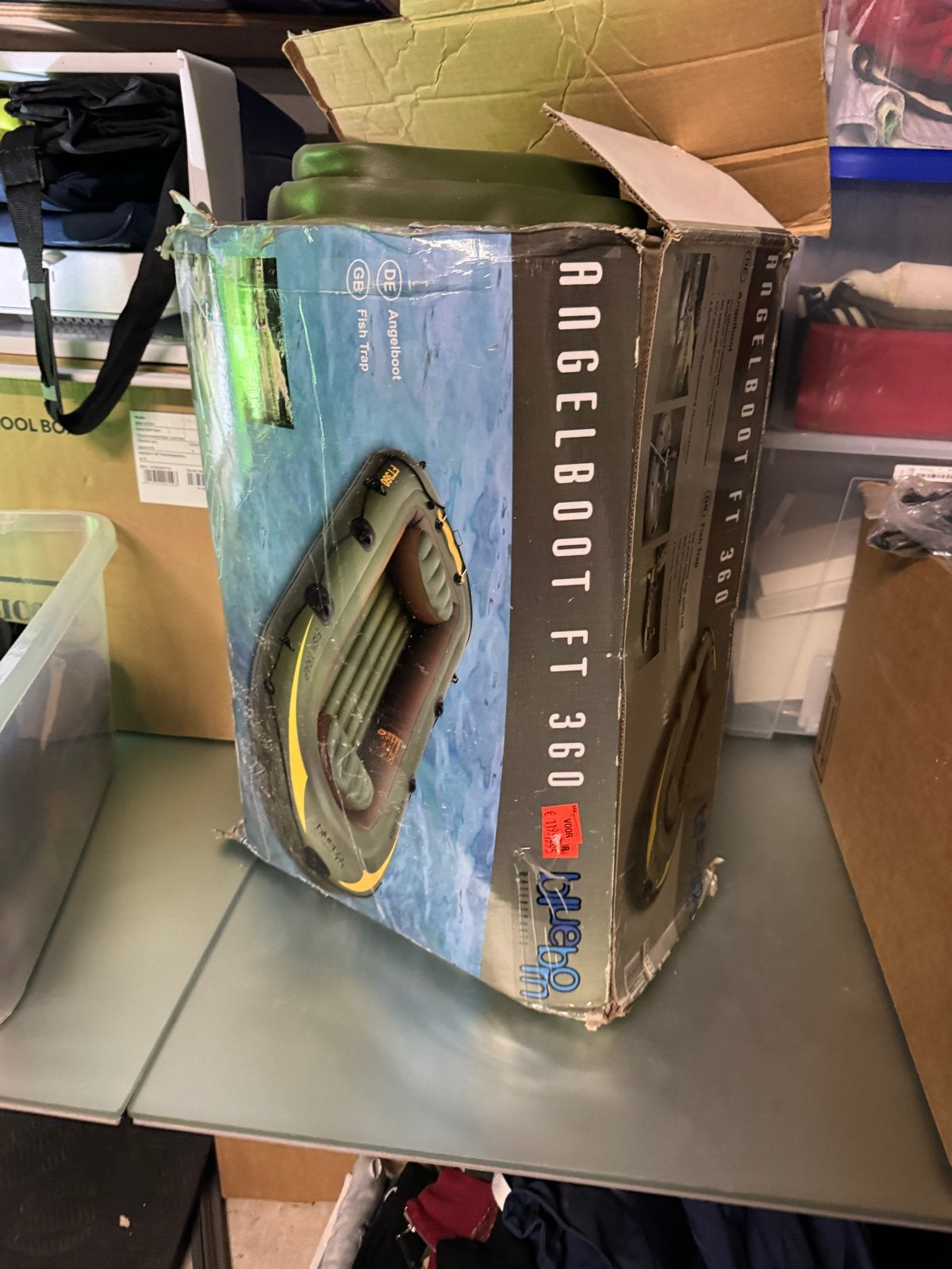 Zo goed als nieuwe Blueborn FT 360 visboot (4-persoons), Ophalen of Verzenden, Zo goed als nieuw