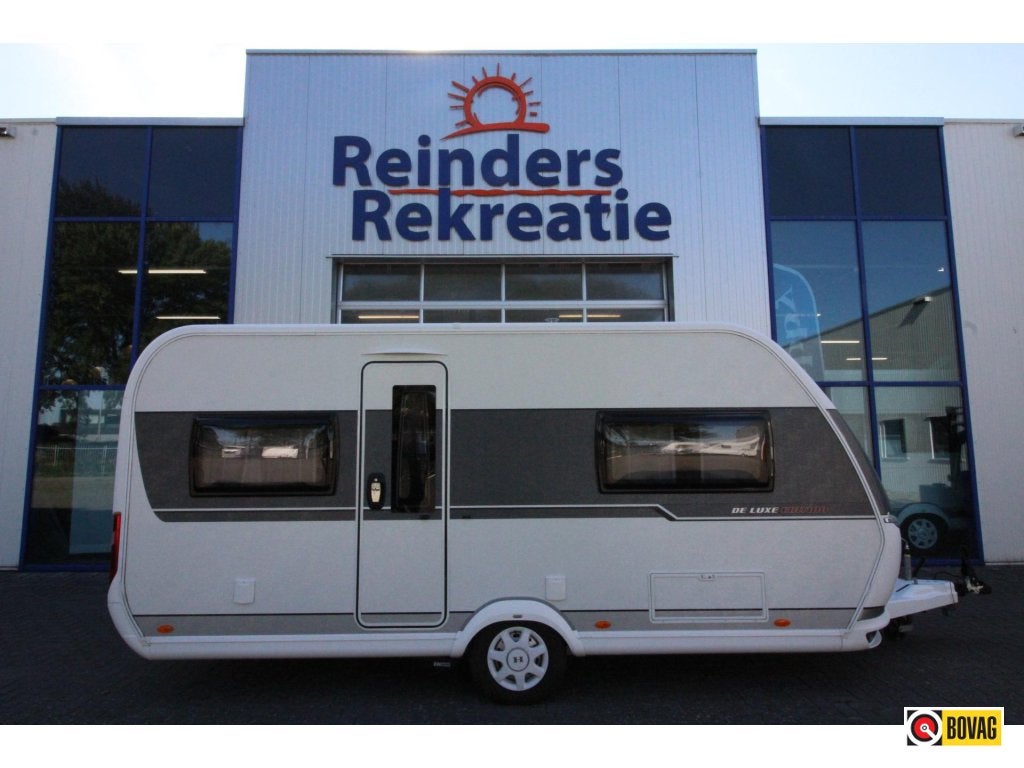 Hobby De Luxe Edition 460 UFE Voortent, Luifel, Mover,, Caravans en Kamperen, Rondzit, Hobby, Schokbreker, Bedrijf