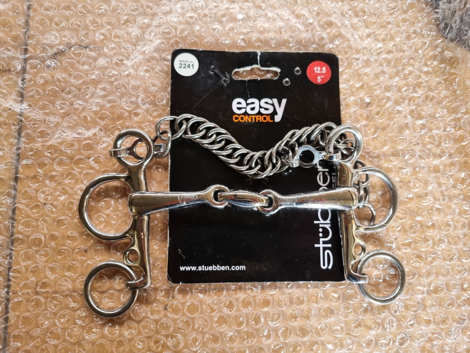stübben pelham easy control 12,5 cm, Dieren en Toebehoren, Ophalen of Verzenden, Nieuw, Stübben, Bit