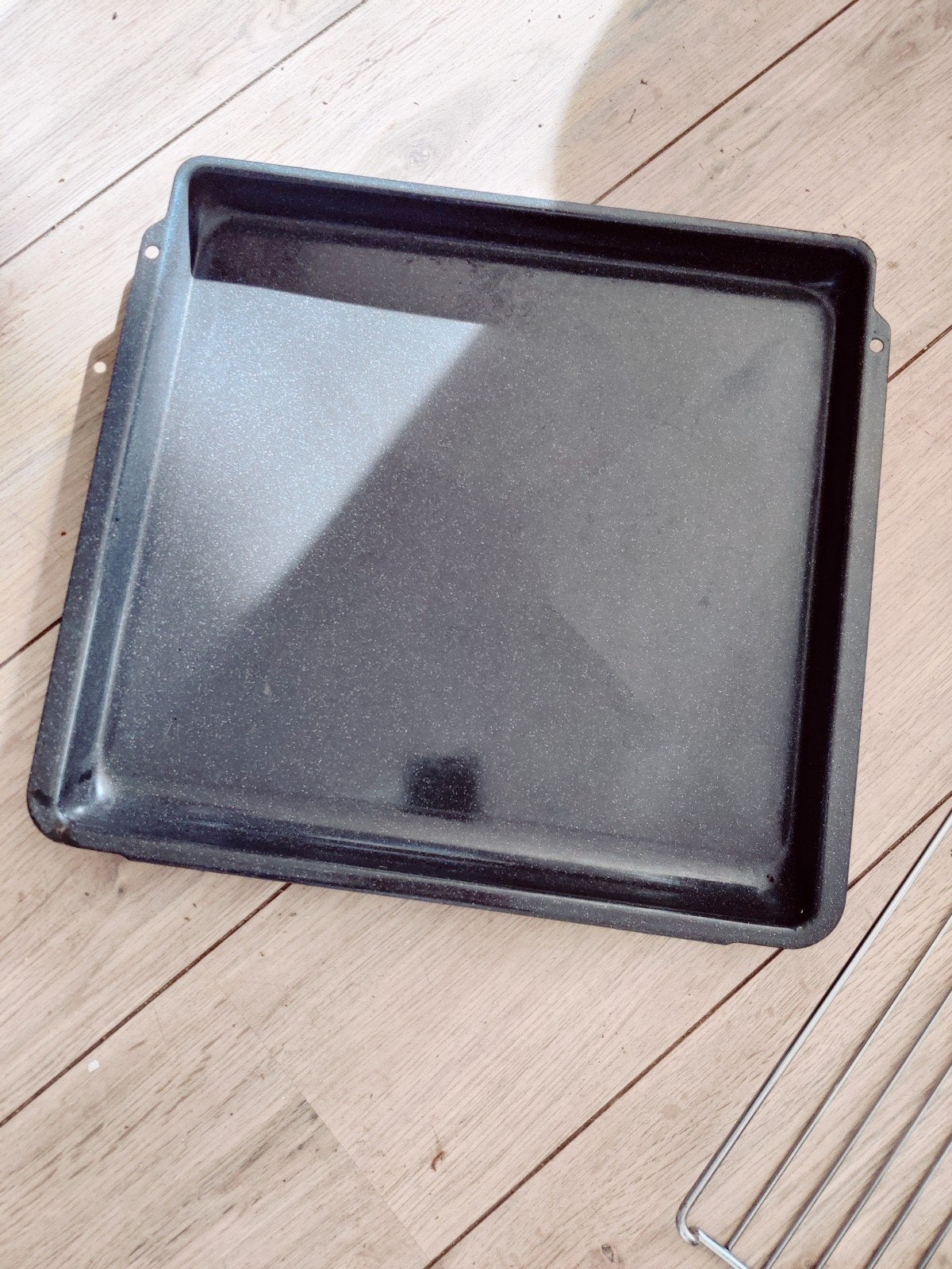 Geëmailleerde stalen bakplaat voor oven of magnetron, Ophalen of Verzenden, Nieuw