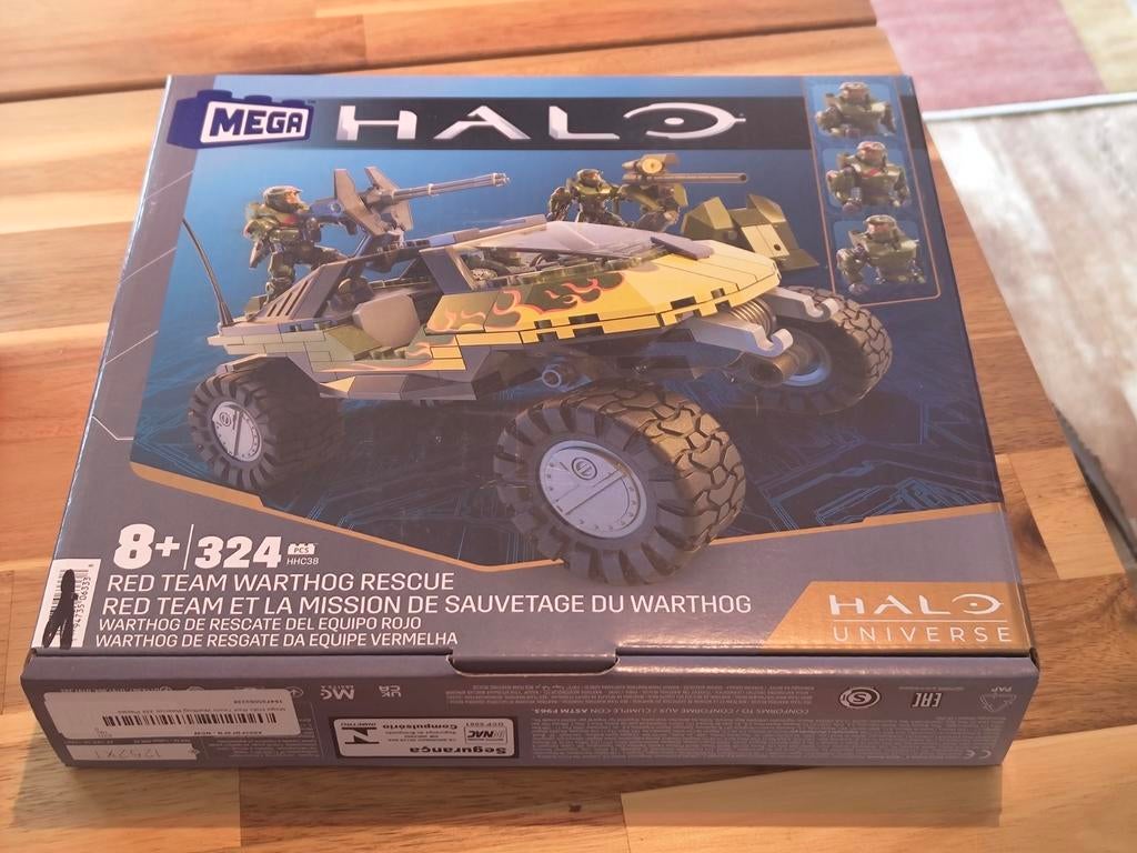 Mega Halo Red Team Warthog Rescue set nr HHC38, Kinderen en Baby's, Speelgoed | Bouwstenen, Ophalen, Zo goed als nieuw, Megabloks
