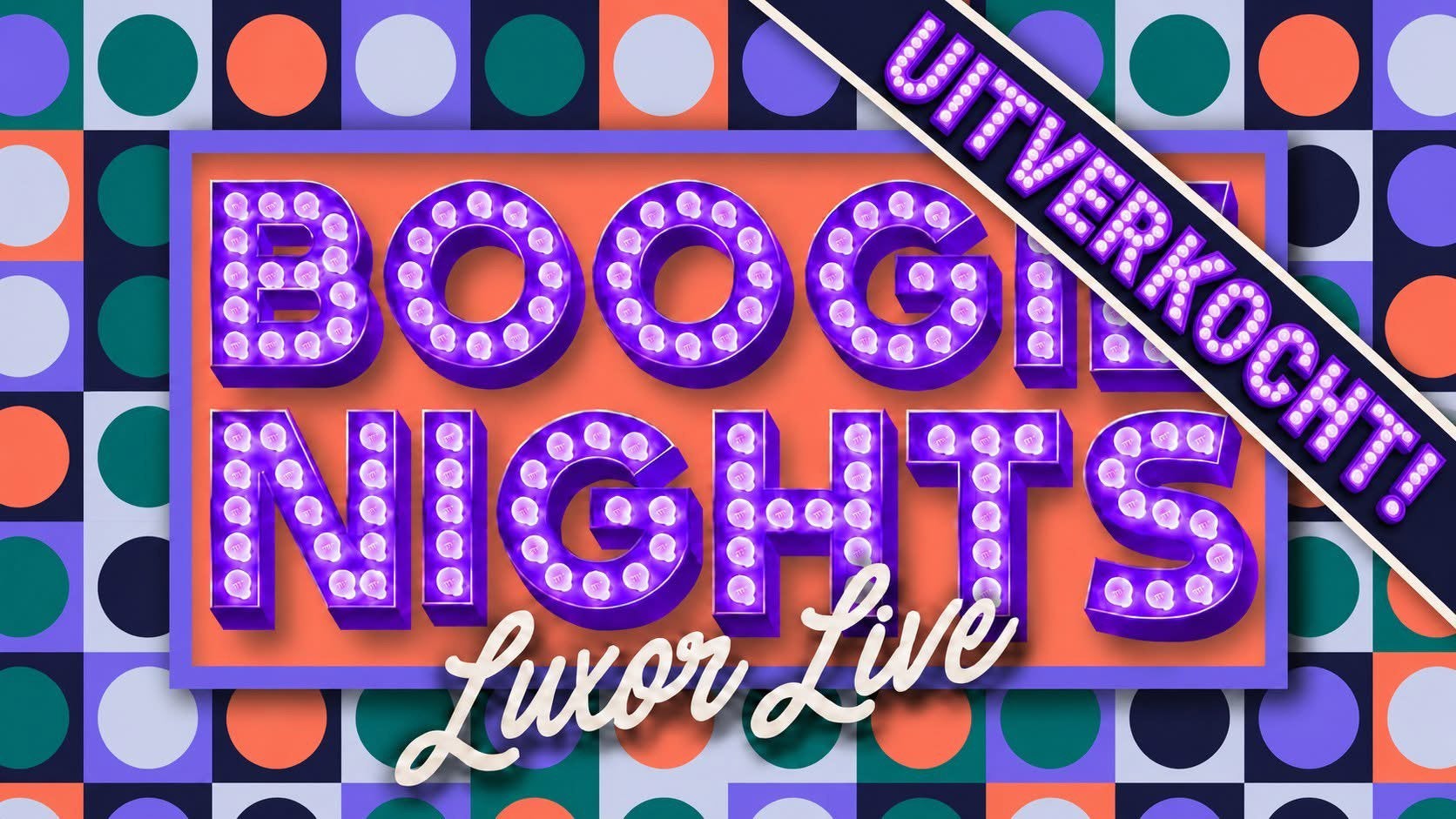 2 tickets voor de Boogie Nights in.Luxor Arnhem, 10 oktober, Twee personen