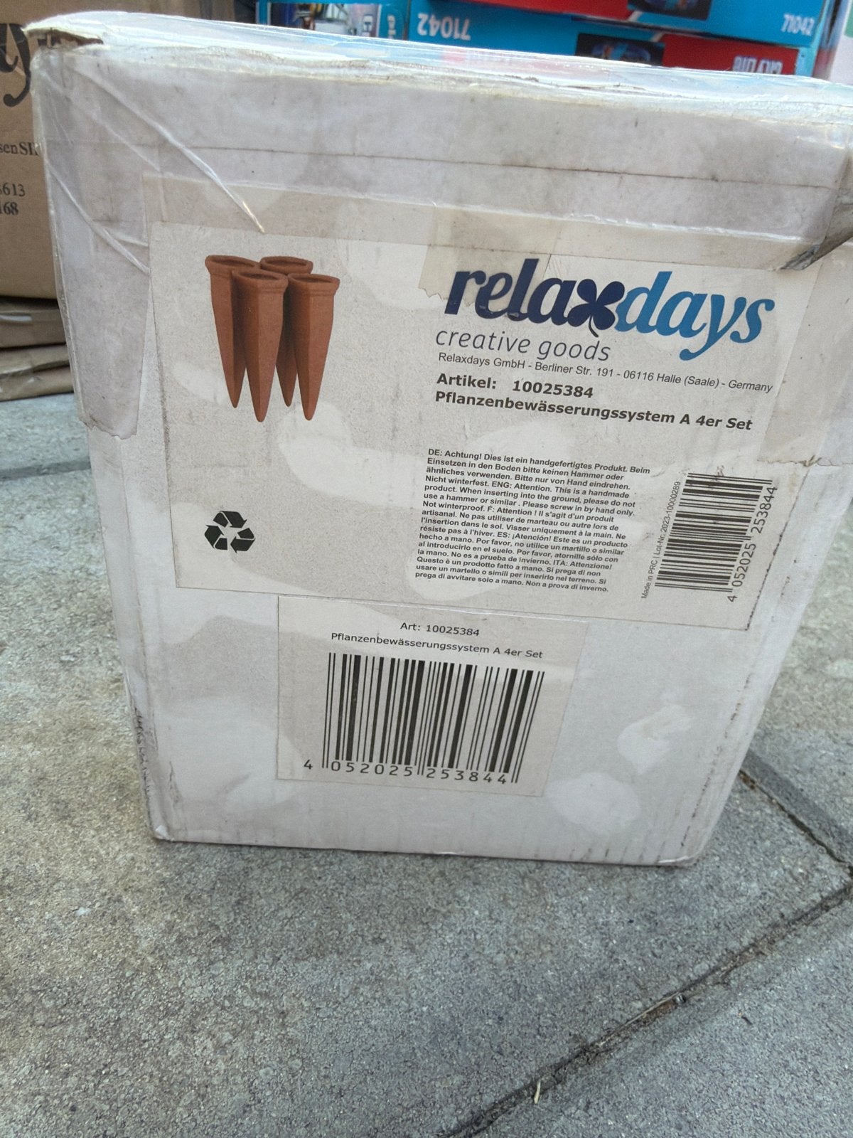 Relaxdays Plantenbewateringssysteem - 4 stuks, Ophalen of Verzenden, Zo goed als nieuw