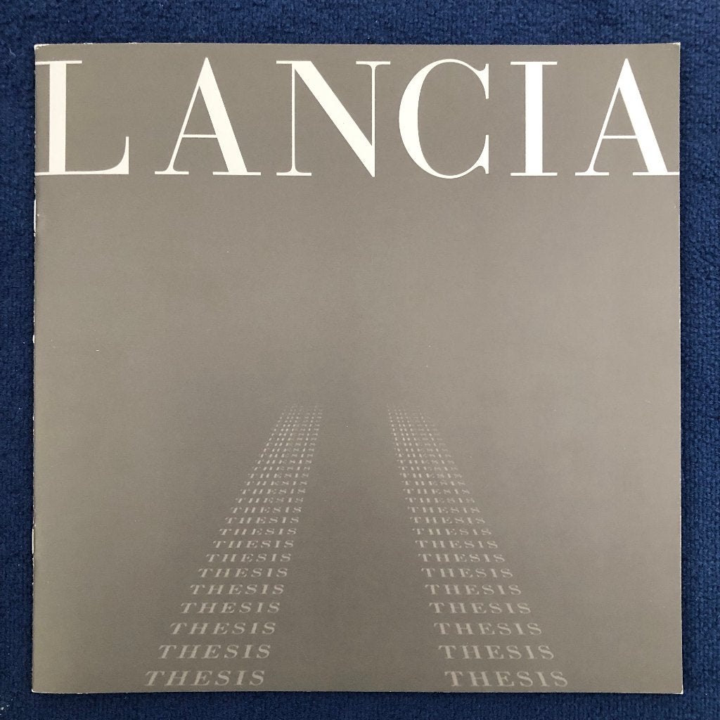 Lancia Thesis folder maart 2004, Nieuw, Ophalen of Verzenden, Overige merken, Lancia