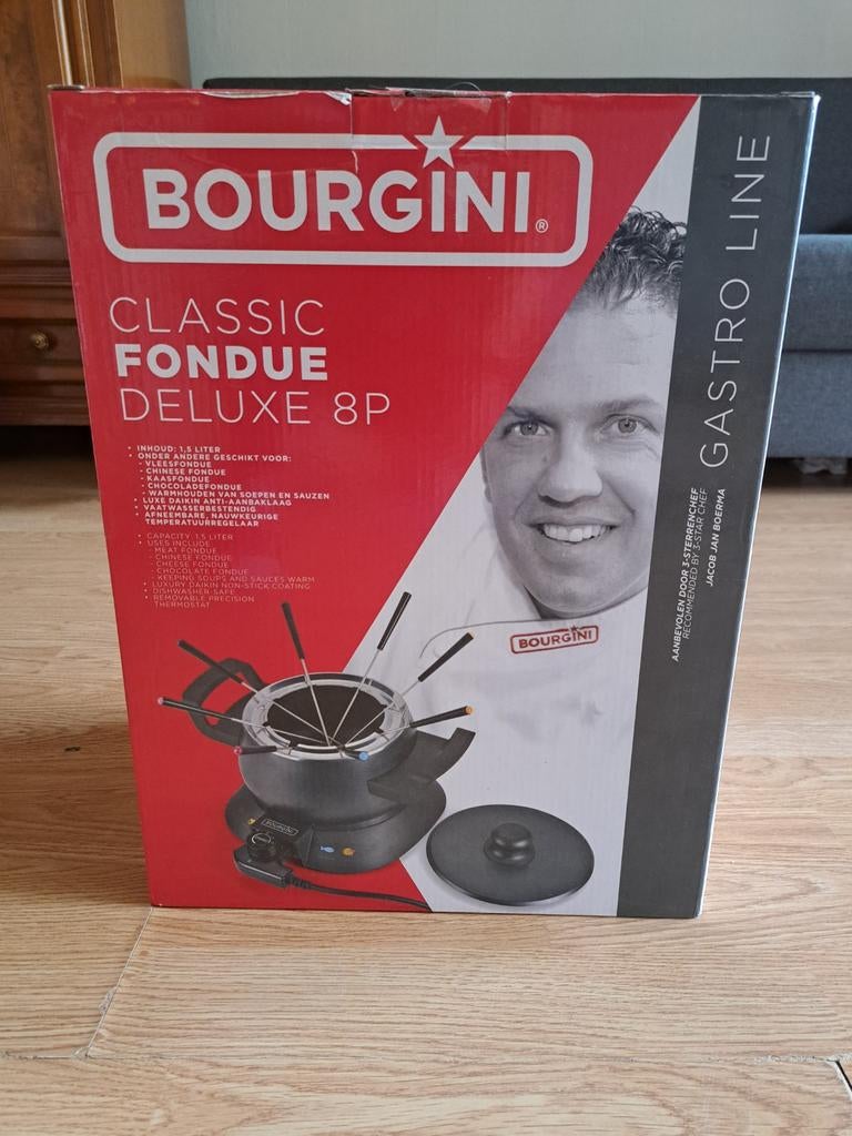 Bourgini. Elektrisch fondueapparaat, zo goed als nieuw., Ophalen of Verzenden, Zo goed als nieuw, Elektrisch, Fondueset