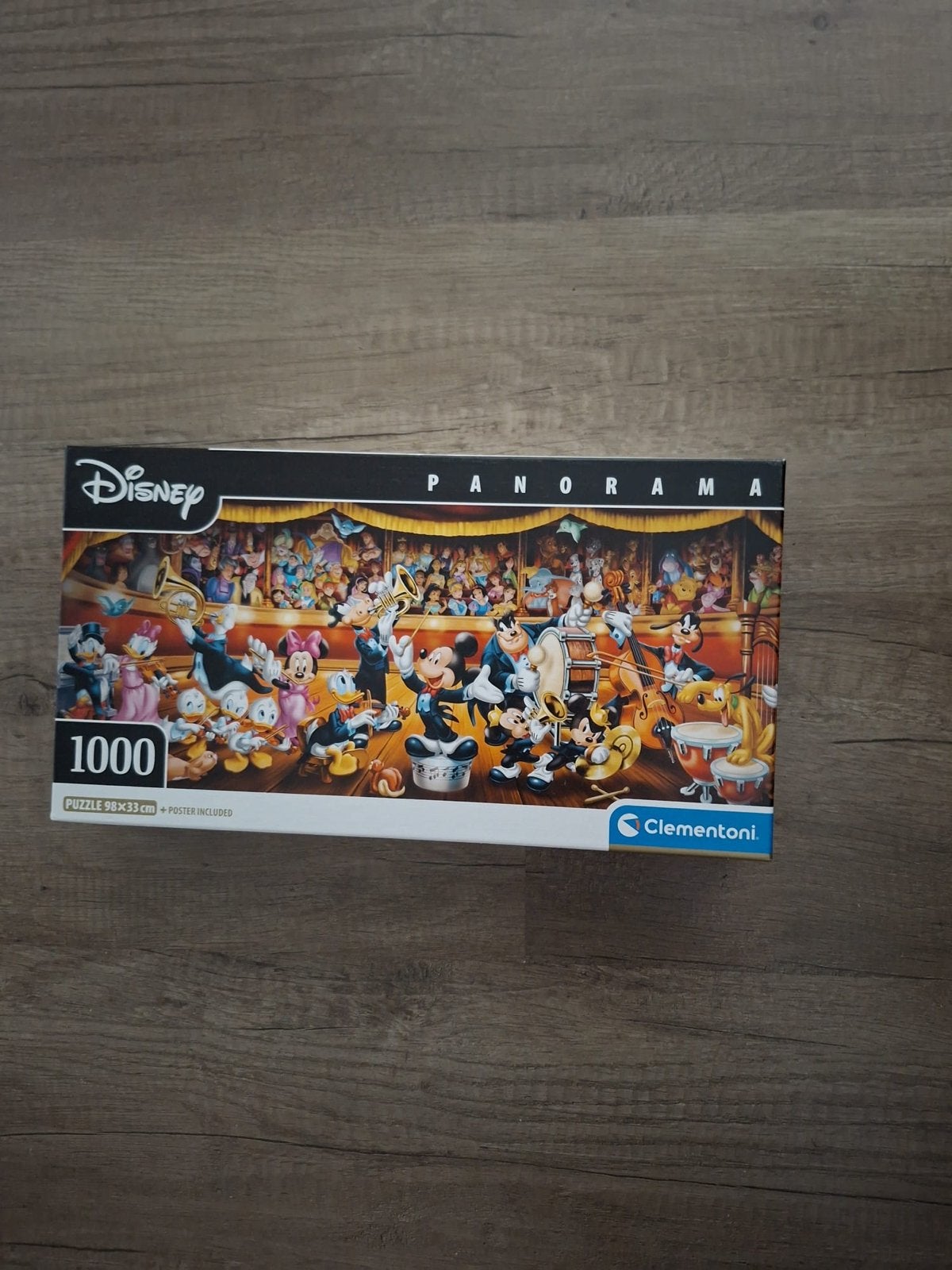 Disney Panorama Legpuzzel 1000 stukjes Clementoni, Ophalen of Verzenden, Meer dan 50 stukjes, Zo goed als nieuw, 6 jaar of ouder
