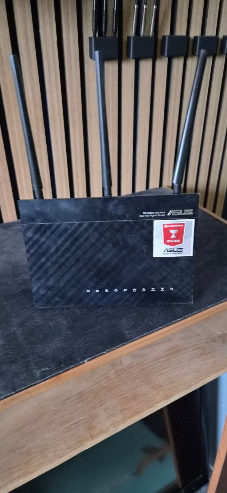 ASUS RT-AC68U Dual Band 802.11ac Gigabit Router, Computers en Software, Ophalen of Verzenden, Gebruikt, Router, ASUS