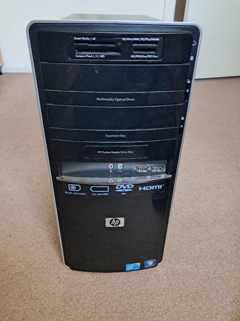 HP Pavilion Desktop pc, Computers en Software, Desktop Pc's, Ophalen, Gebruikt, HDD, 2 tot 3 Ghz