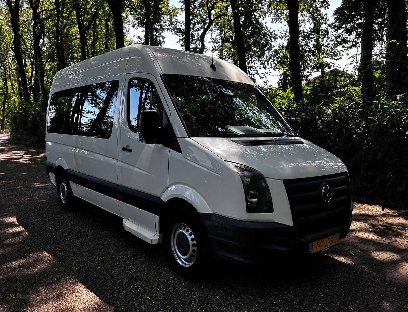 Vw crafter 2.5 tdi lang hoog 9 persoons rolstoel lift 2010, Volkswagen, Particulier, Airconditioning, Te koop
