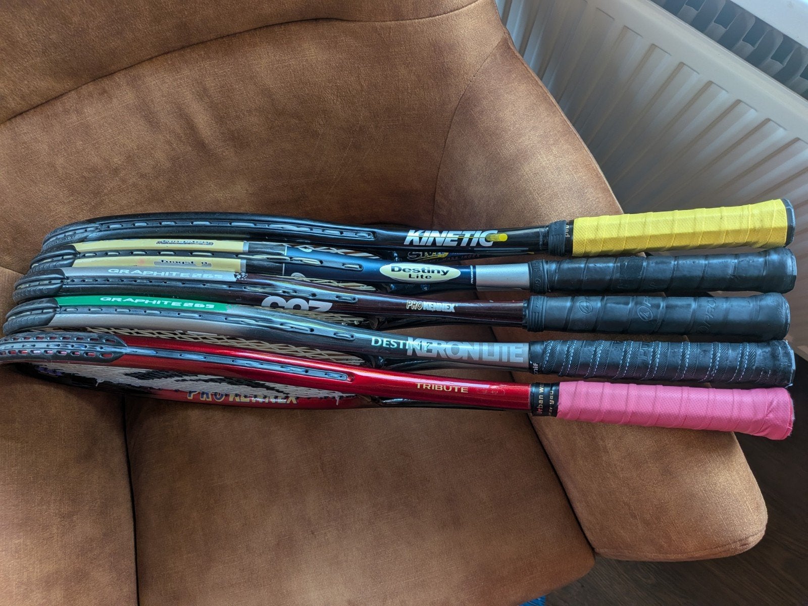Pro Kennex tennis rackets in zeer goede staat, Sport en Fitness, Tennis, Ophalen of Verzenden, Zo goed als nieuw, Racket, Overige merken