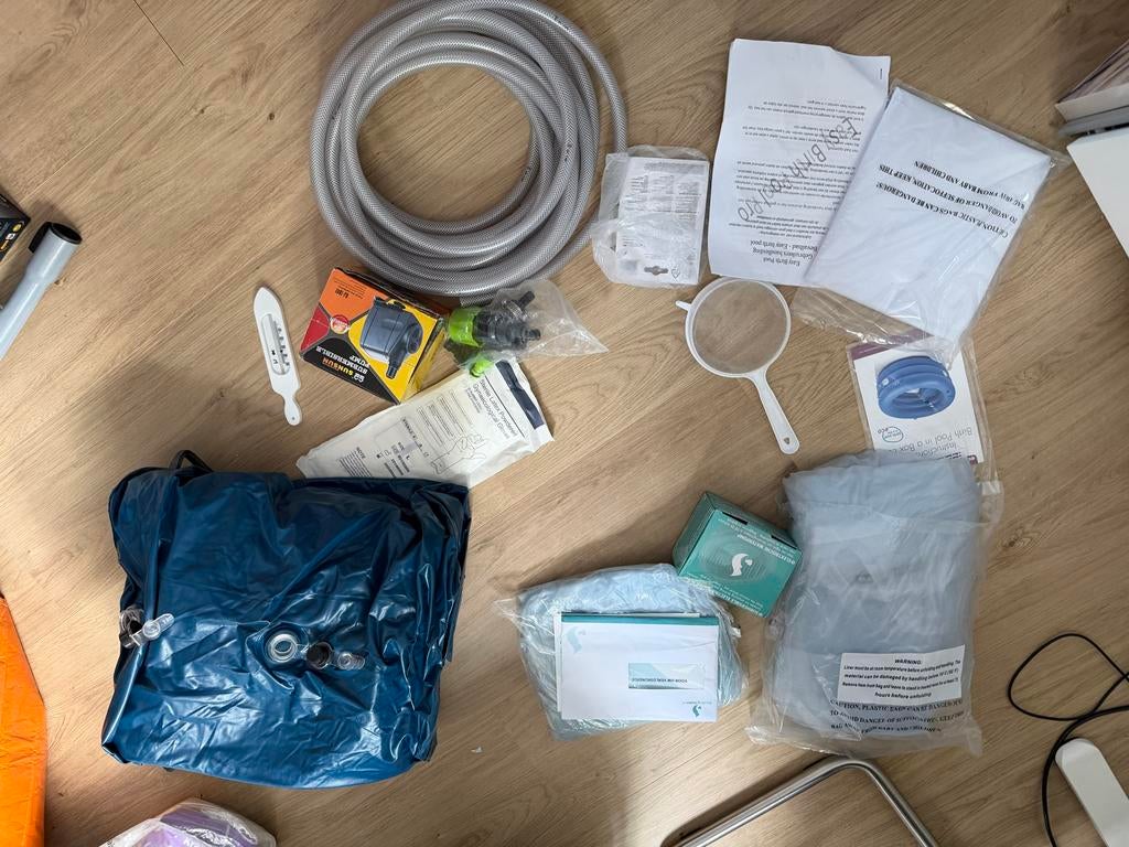 Bevallingsbad - Opblaasbaar bevalbad met accessoires, Overige typen, Zo goed als nieuw, Standaard, Ophalen