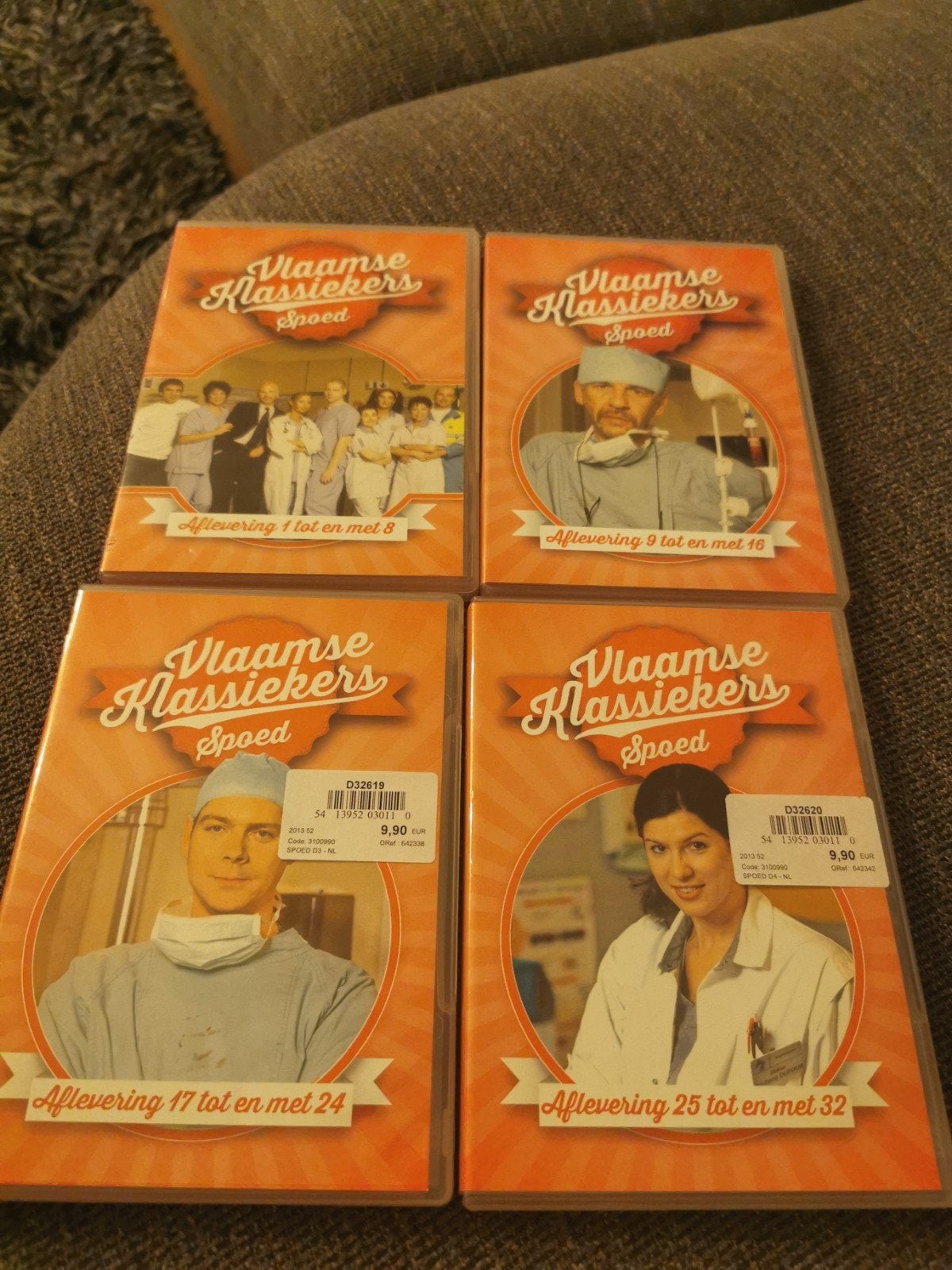Vlaamse Klassiekers Spoed DVD's - Aflevering 25-28 ontbreekt, Cd's en Dvd's, Gebruikt, Alle leeftijden, Drama, Overige seizoenen