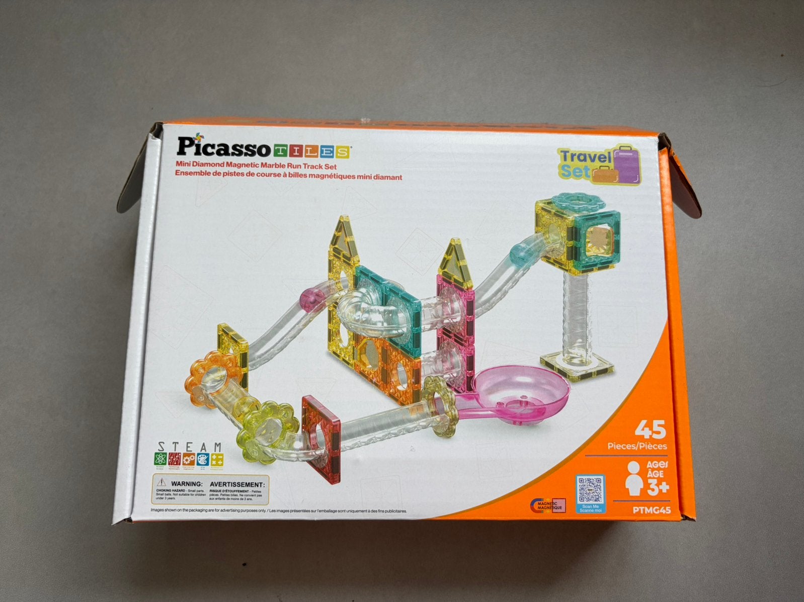 Magnetische knikkerbaan reisset, Ophalen of Verzenden, Zo goed als nieuw