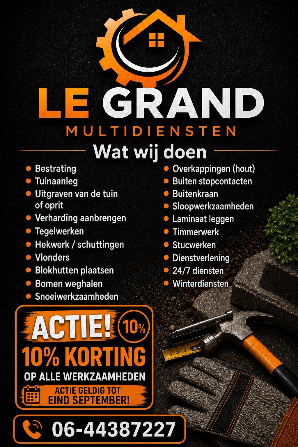 Klusbedrijf aangeboden