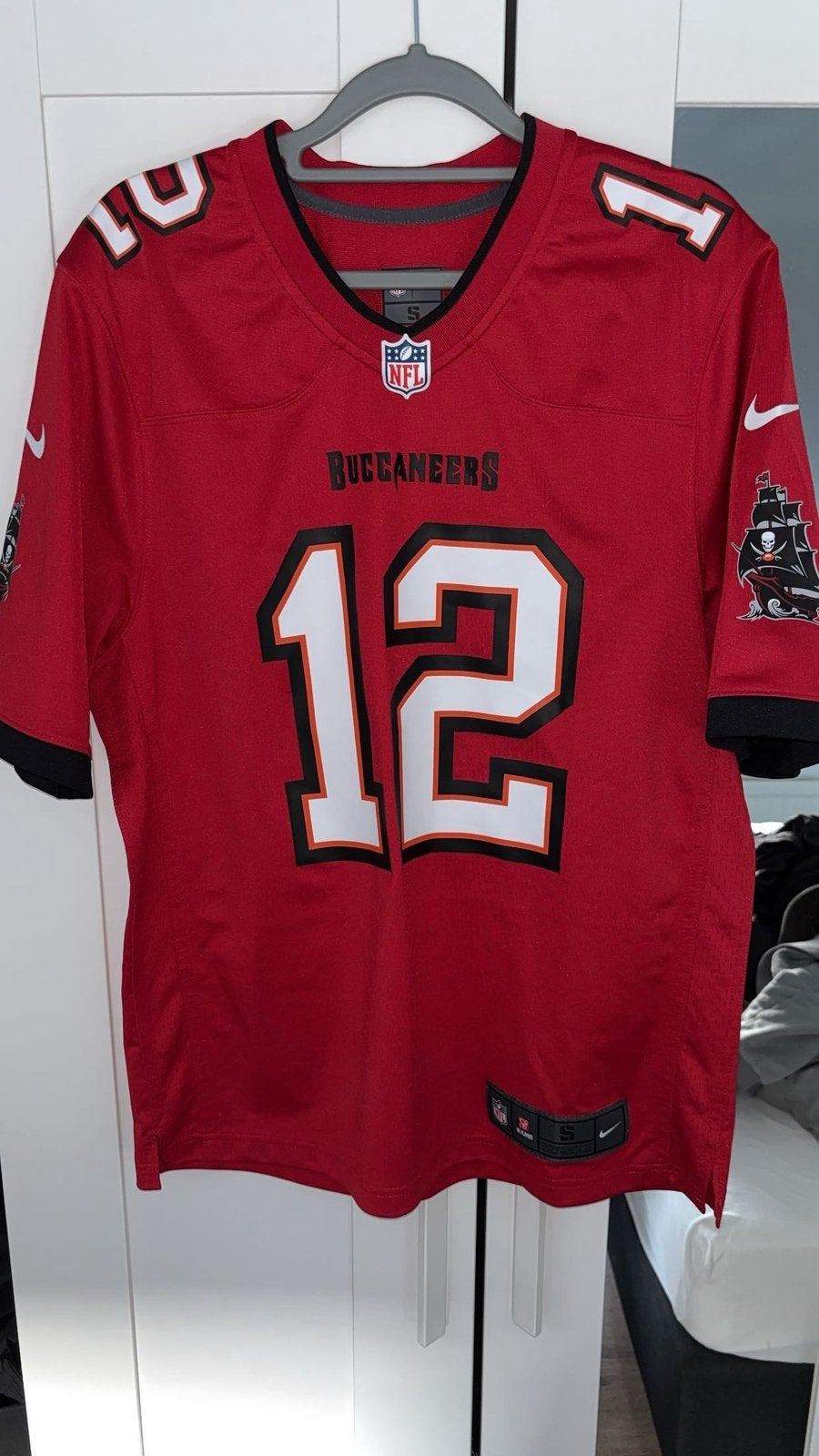 Buccaneers shirt Tom Brady maat S, Ophalen of Verzenden, Zo goed als nieuw, Voetbal