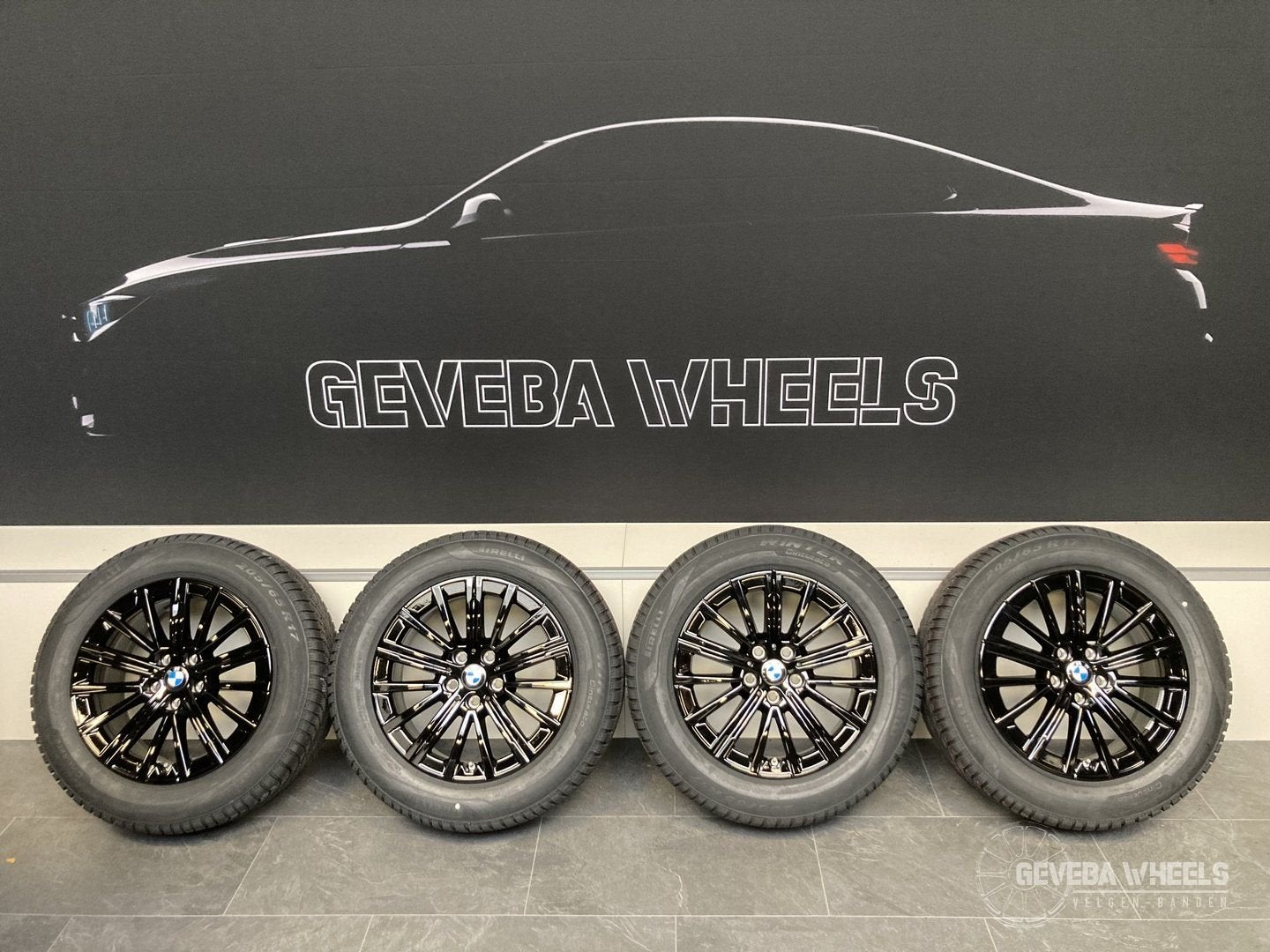 17” originele BMW X1 iX1 U11 / X2 U10 velgen + winterbanden, Auto-onderdelen, Banden en Velgen, Gebruikt, -, -, Banden en Velgen