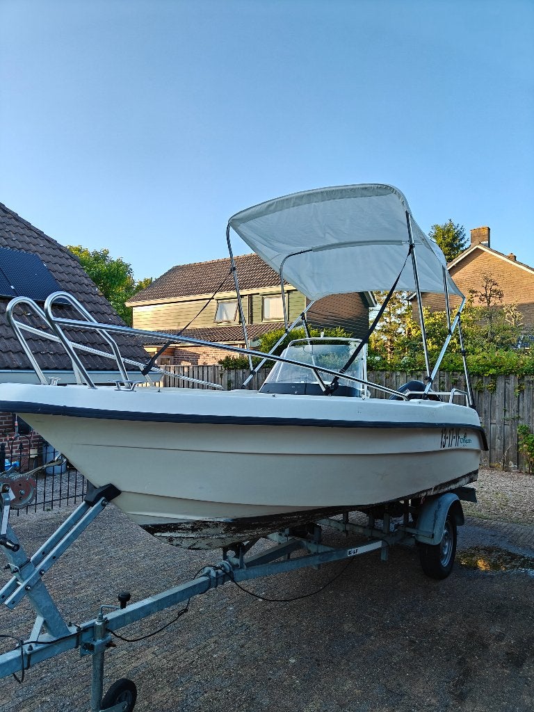 Uttern consoleboot met trailer, Ophalen, Overige merken, Gebruikt, 5 m