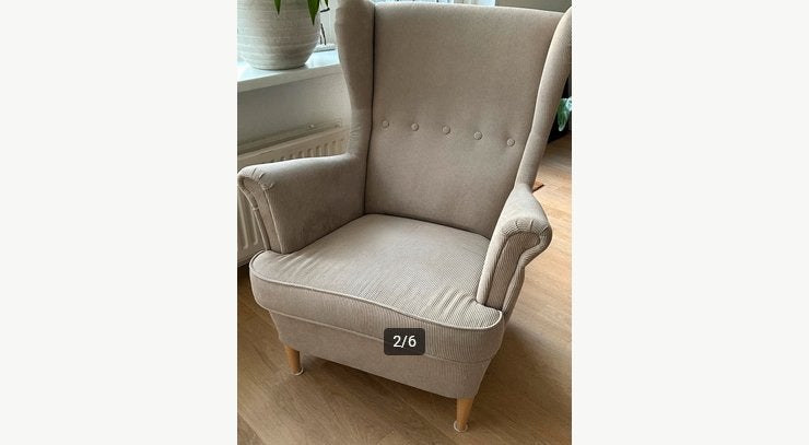 strandmon ikea zetel, Ophalen, Gebruikt, Stof, Minder dan 50 cm