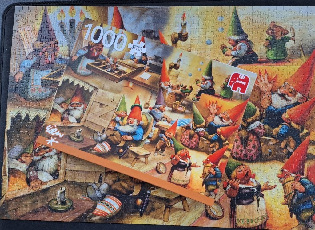 Puzzel rien poortvliet compleet, Hobby en Vrije tijd, Ophalen of Verzenden, 500 t/m 1500 stukjes, Zo goed als nieuw, Legpuzzel