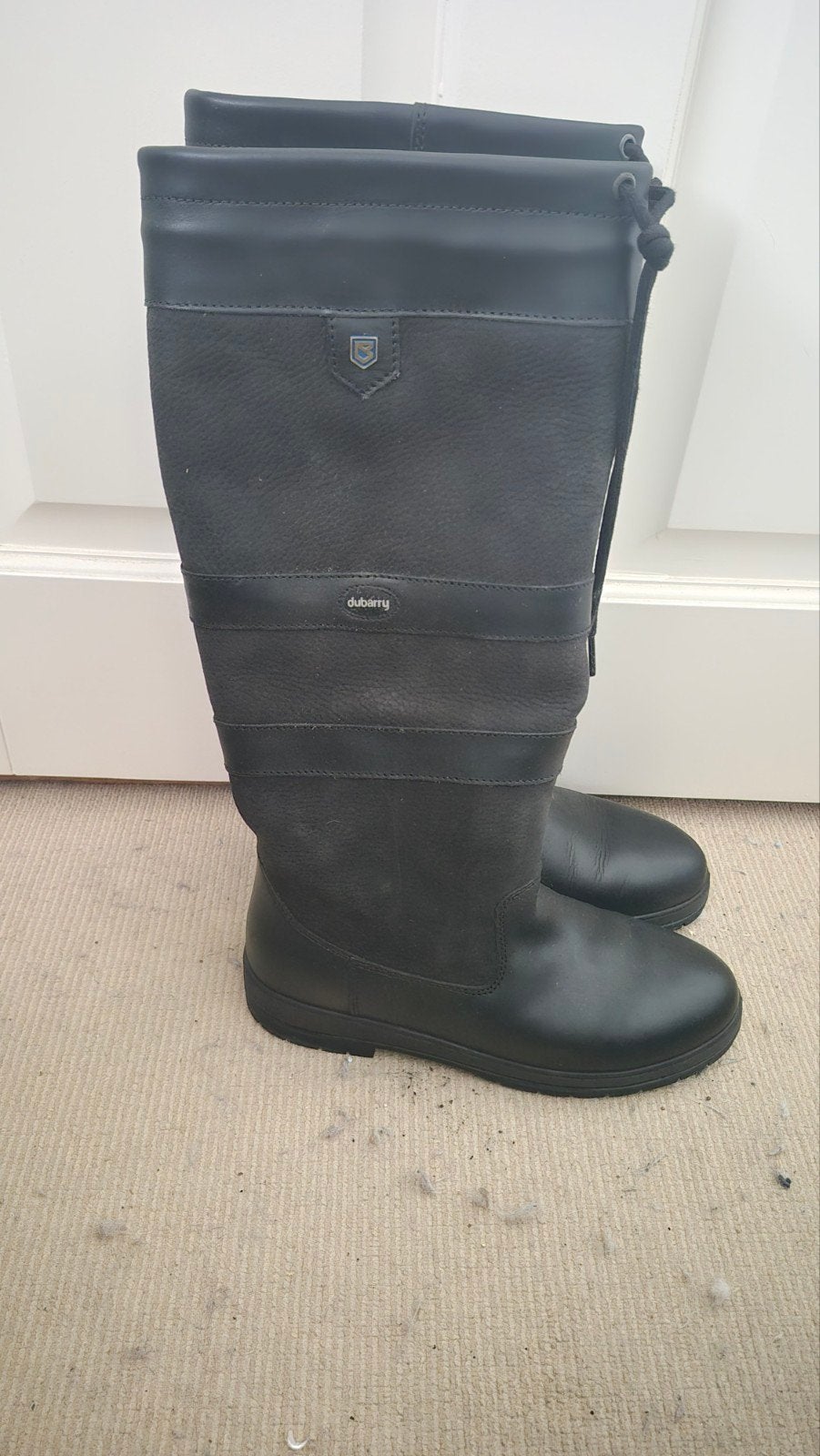 Dubarry laarzen zwart leer maat 41, Dubarry, Hoge laarzen, Zwart, Ophalen of Verzenden
