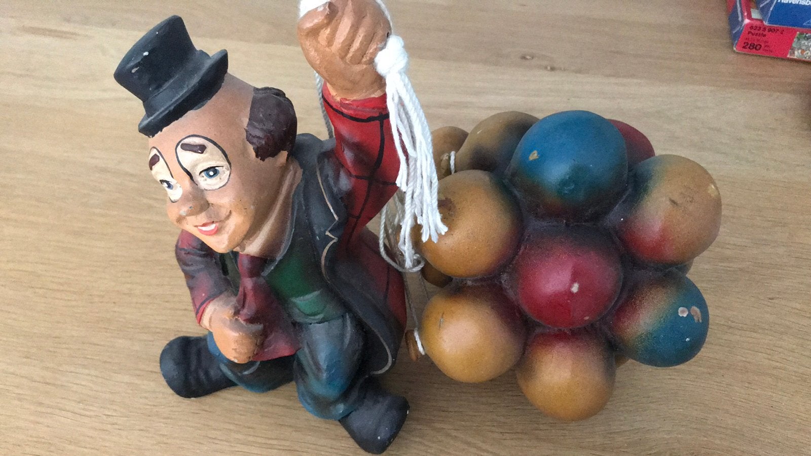 Leuke clown om op te hangen aan de ballonnen, Ophalen of Verzenden, Gebruikt