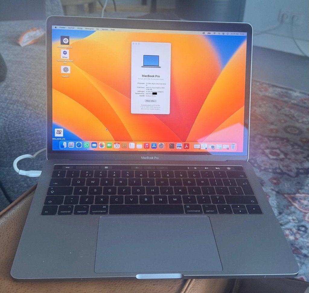 MacBook Pro 13 inch, Computers en Software, MacBook Pro, Gebruikt, 256 GB, 2 tot 3 Ghz