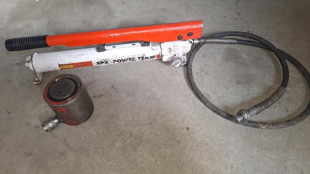 SPX Powerteam hydraulische potkrik pers, Auto diversen, Autogereedschap, Ophalen, Gebruikt, ,, ,