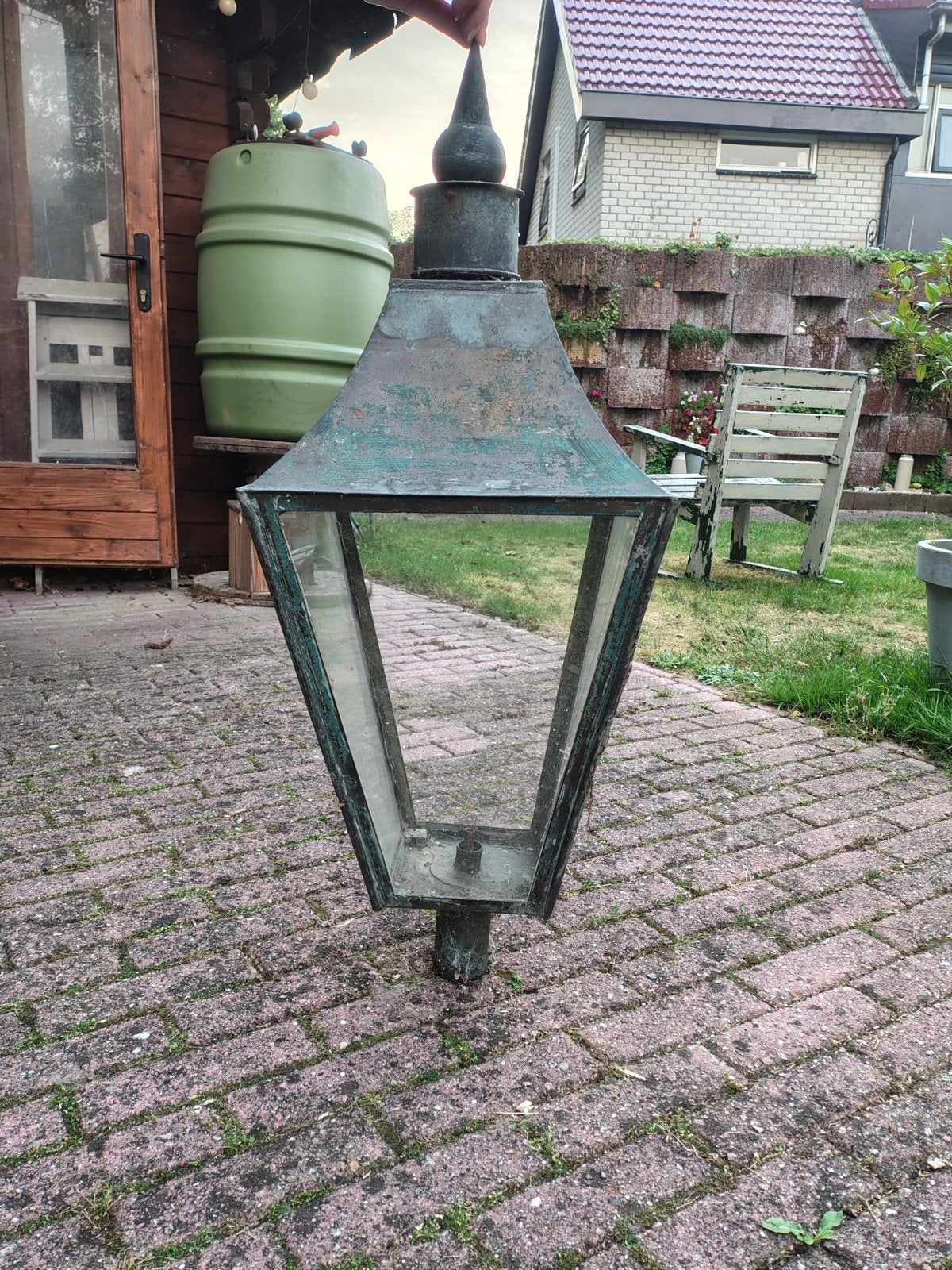grote lantaren 85 cm, Ophalen