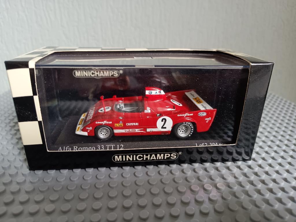 Minichamps 1/43 Alfa 33 TT 12, Hobby en Vrije tijd, Modelauto's | 1:43, Ophalen of Verzenden, Nieuw, Auto, MiniChamps