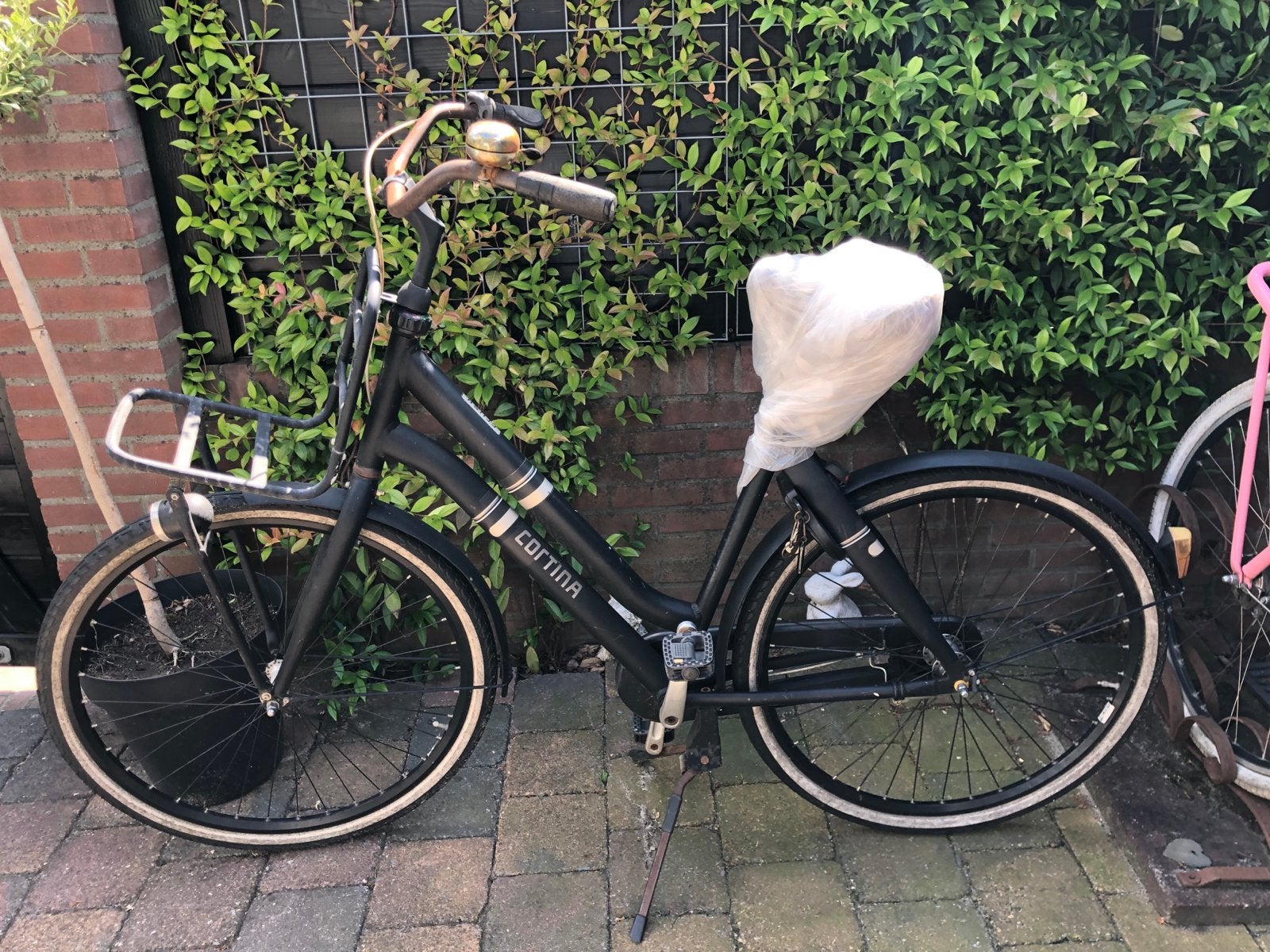 Cortina Transportfiets Dames - Zwart, Terugtraprem, Gebruikt, Versnellingen, 50 tot 53 cm