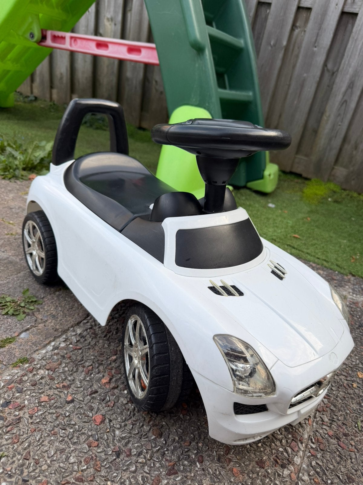 Loopauto mercedes, Ophalen, Gebruikt