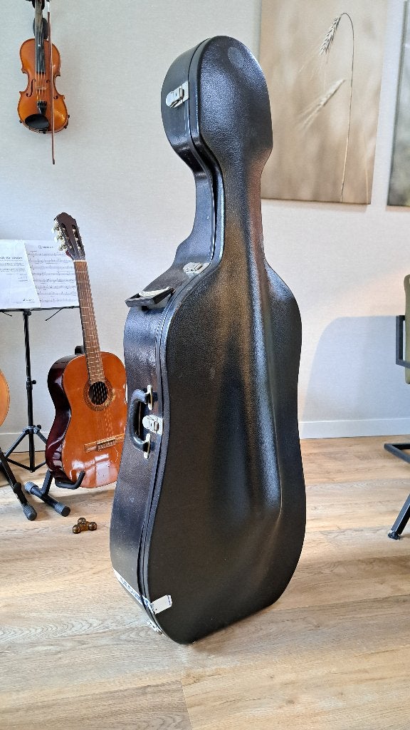 Antieke Jaeger Cellokoffer 4/4, Ophalen, Gebruikt, Cello, Flightcase