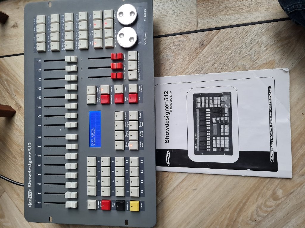Showtec showdesigner dmx512, Ophalen, Zo goed als nieuw, Licht, Geluidgestuurd