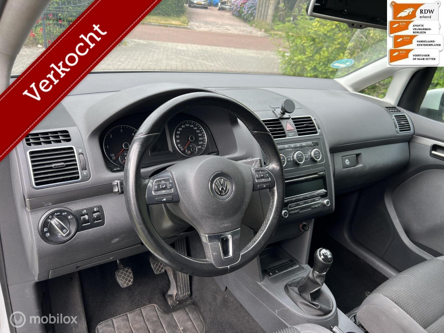 Nette VW Touran 1.6 TDI Comfortline BM Grijskenteken bj 2014, Auto's, Voorwielaandrijving, Euro 5, Gebruikt, 4 cilinders