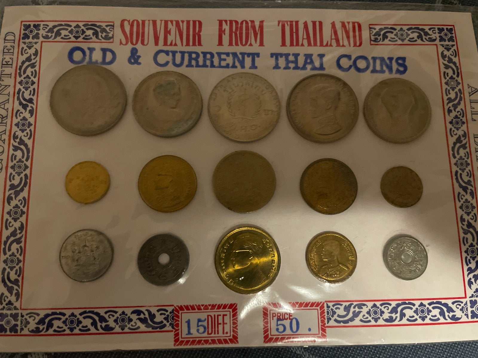2 sets Thaise munten - Oud en niet meer ‘current’, Ophalen of Verzenden, Zuidoost-Azië, Setje