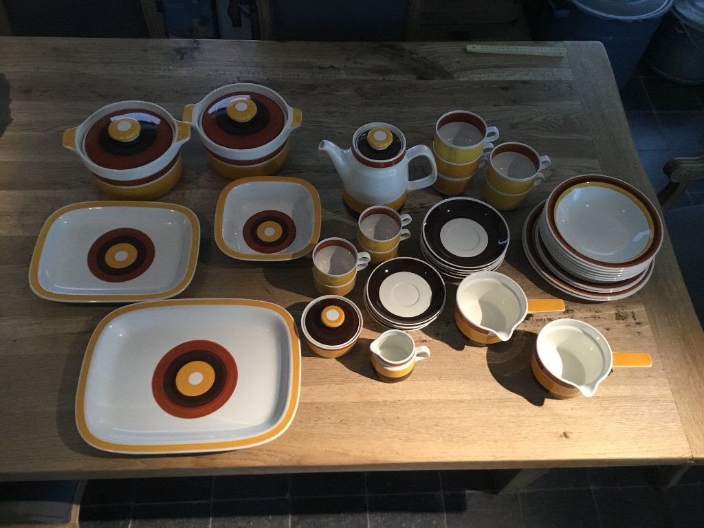 Rörstrand Fokus Sweden Serviesdelen., Gebruikt, Overige typen, Ophalen of Verzenden, Overige stijlen